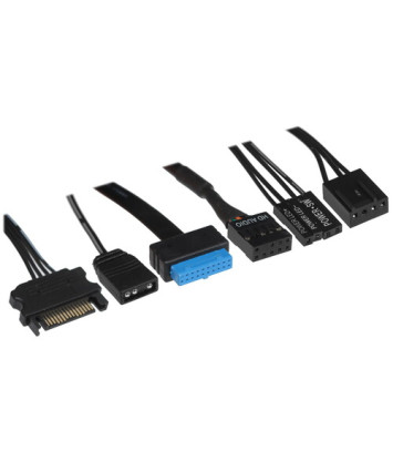 Корпус mATX без БП ARDOR GAMING Rare Minicase N605 ARGB, черный