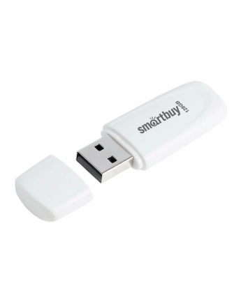 Флеш накопитель 128Gb USB 2.0 SmartBuy Scout White (SB128GB2SCW)