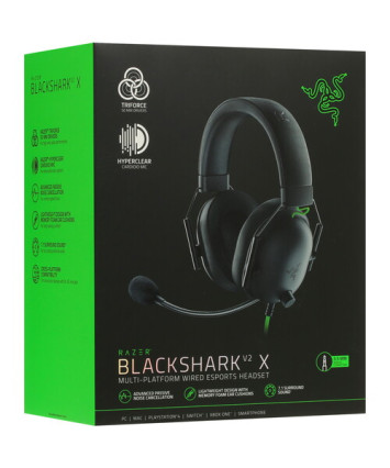 Гарнитура игровая Razer Blackshark V2 X, черный