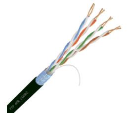 Кабель внешний витая пара омедненный Бухта 305м NetLink NL-CCA FTP 4PR (PE-FTP-5e-4x2x24AWG)(1014)
