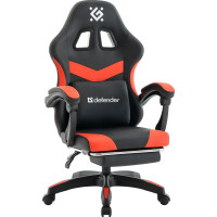 Кресло игровое Defender Runa PRO, черный/красный