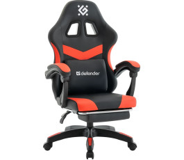 Кресло игровое Defender Runa PRO, черный/красный