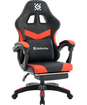 Кресло игровое Defender Runa PRO, черный/красный