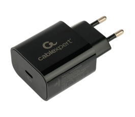 Универсальное СЗУ Cablexpert MP3A-PC-45 (20Вт, 1 Type-C, 3А), QC3.0/PD, черный