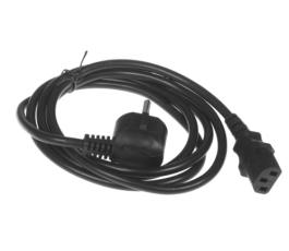 Кабель питания БП/Сеть Cablexpert PC-186, 1.8м, Schuko- C13, черный