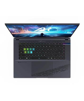 Ноутбук GIGABYTE AORUS 16X 9KG (9KG-43KZC54SD), 16", IPS, i7-13650HX/16/1000/RTX4060 черный