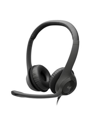Гарнитура Logitech H390, черный