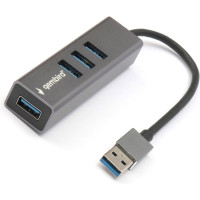 USB-концентратор Gembird UHB-C445 (4 порта USB 2.0 + USB 3.0 + порт Type-C) с доп. пит. (Type-C)