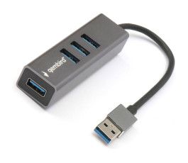 USB-концентратор Gembird UHB-C445 (4 порта USB 2.0 + USB 3.0 + порт Type-C) с доп. пит. (Type-C)