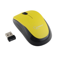 Мышь беспроводная Gembird MUSW-360-LM, желтый, USB