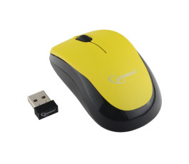 Мышь беспроводная Gembird MUSW-360-LM, желтый, USB
