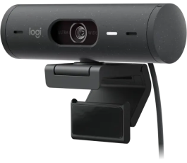 Веб камера Logitech Brio 500 (960-001430), серебристый