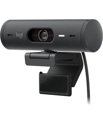 Веб камера Logitech Brio 500 (960-001430), серебристый Веб камера Logitech Brio 500 (960-001430), серебристый