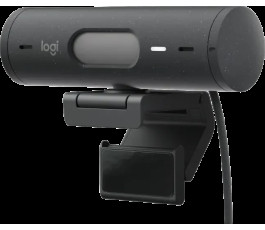 Веб камера Logitech Brio 500 (960-001430), серебристый