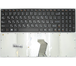 Клавиатура для ноутбука Lenovo Z570,B570,B590,V570,V580,V580c,Z575,черная с рамкой гор.Enter