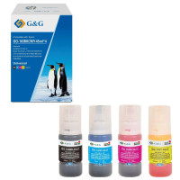 Чернила G&G GG-103BKCMY-45ml*4 голубой/пурпурный/желтый/черный