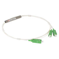 Сплиттер-разветвитель оптический PLC 1*2 0.9 1м 3SC/APC