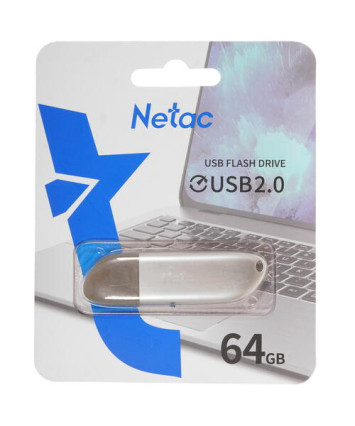 Флеш накопитель 64Gb USB 2.0 Netac U352 (NT03U352N-064G-20PN)