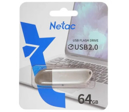 Флеш накопитель 64Gb USB 2.0 Netac U352 (NT03U352N-064G-20PN)