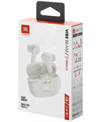 TWS-гарнитура JBL Wave Beam (белый)