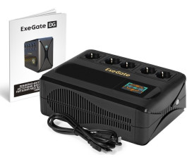Источники бесперебойного питания ExeGate NEO Smart BU-1000 (ex298095rus) 1000VA/500W