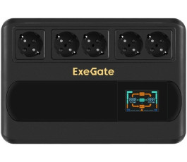 Источники бесперебойного питания ExeGate NEO Smart BU-1000 (ex298095rus) 1000VA/500W