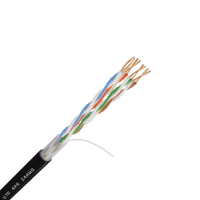 Кабель внешний витая пара на тросу Бухта 305м NetLink NL-CU UTP 4PR (PE-UTP-5e-4x2x24AWG-SW)(7406)