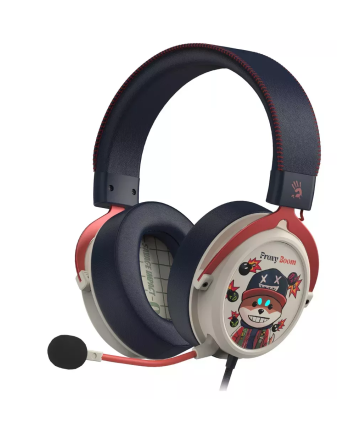 Гарнитура A4Tech Bloody M595 Proxy Boom, бежевый/черный, 2.3м