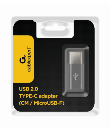 Переходник USB Type-C/USB MicroB (F) Cablexpert A-USB2-CMmF-01