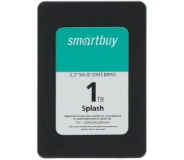 Накопитель SSD SATA 2,5" 1Tb Smartbuy Splash (SBSSD-001TT-MX902-25S3)