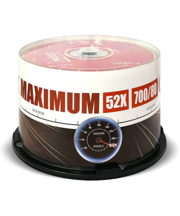 Оптический диск CD-R Mirex 700 Mb, 52х, Maximum, Cake Box (уп 50шт)