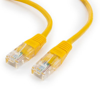 Патчкорд UTP Cablexpert PP12-20M/Y кат.5e, 20м, литой, многожильный (жёлтый)