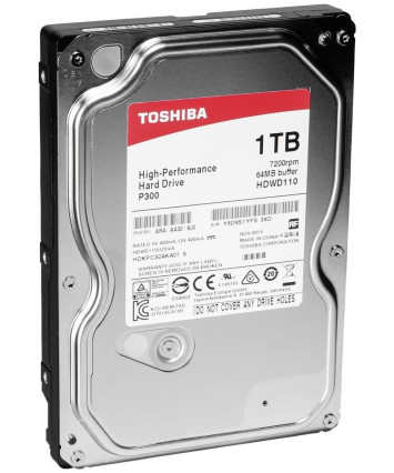 Жесткий диск 3.5" SATA 1000Gb Toshiba P300 (HDWD110UZSVA)