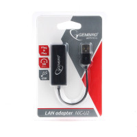 Проводной сетевой USB LAN адаптер Gembird NIC-U2, RJ45 100Mbps USB 2.0