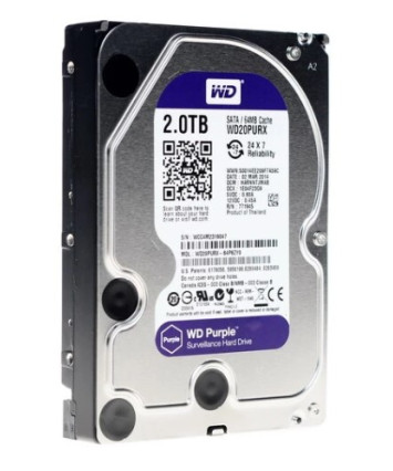 Жесткий диск 3.5" SATA 2000Gb WD Purple (WD20PURX)