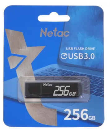 Флеш накопитель 256Gb USB 3.0 Netac U351 (NT03U351N-256G-30BK)