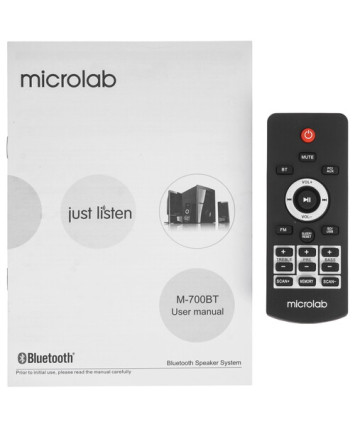 Акустика 2.0 Microlab M-700BT, Bluetooth, черный