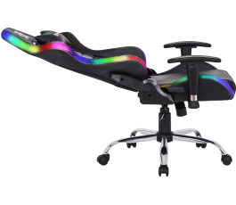 Кресло игровое Defender Ultimate, RGB-подсветка, черный