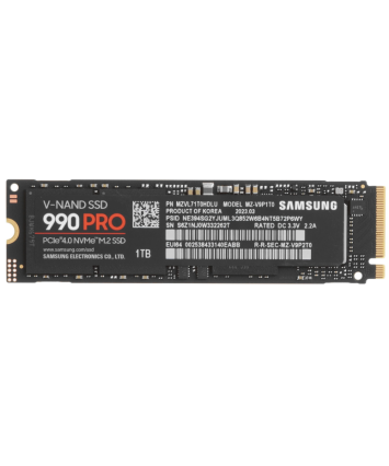 Накопитель SSD M.2 NVMe 1Tb Samsung 990 PRO (MZ-V9P1T0B/AM)