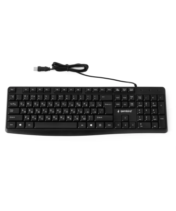 Клавиатура Gembird KB-8410, черный, USB