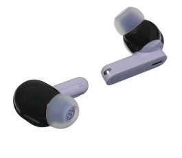 Bluetooth Гарнитура Яндекс Дропс с Алисой AI, TWS, фиолетовый