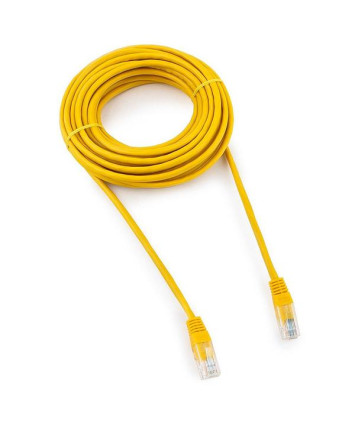 Патчкорд UTP Cablexpert PP12-7.5M/Y кат.5e, 7.5м, литой, многожильный (жёлтый)