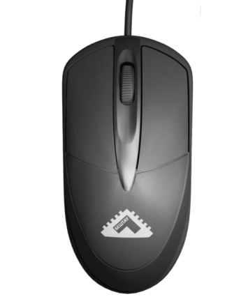 Мышь проводная БЕШТАУ М100РУ черный, 1600 dpi, USB, кнопки - 3