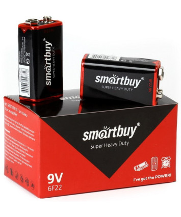 Батарейка солевая Крона Smartbuy 6F22/1S (SBBZ-9V01S) 1шт