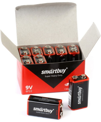 Батарейка солевая Крона Smartbuy 6F22/1S (SBBZ-9V01S) 1шт