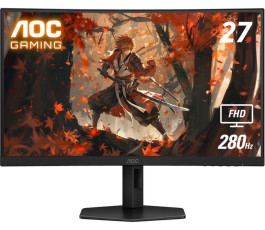 Монитор 27" AOC C27G4ZXU (280Hz), изогнутый, черный
