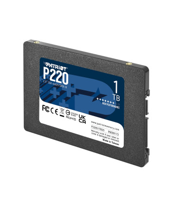 Накопитель SSD SATA 2,5" 1Tb Patriot P220 (P220S1TB25)