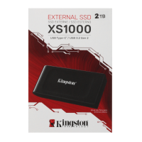 Внешний накопитель SSD 2Tb Kingston USB 3.2 XS1000 (SXS1000/2000GA), черный