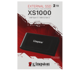 Внешний накопитель SSD 2Tb Kingston USB 3.2 XS1000 (SXS1000/2000G), черный