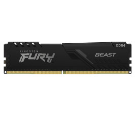 Модуль памяти DDR4 8Gb PC25600 3200MHz Kingston FURY Beast Black (KF432C16BB/8)